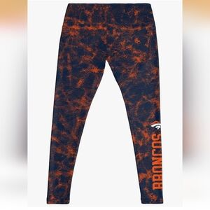 Denver Broncos NFL Leggings - Orange and Blue